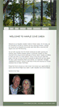 Mobile Screenshot of maplecovecabin.com